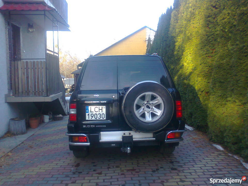 NISSAN PATROL 2002 PDW SALON POLSKA 30 TDI relingi dachowe Patrol lubelskie Pokrówka