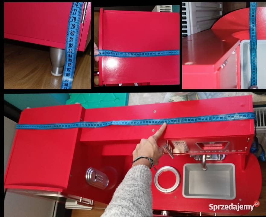 Kuchnia drewniana dzieci Big RedAkcesoria Plastik  Pozostałe