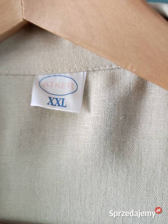 vintage kamizelka lniana bezrękawnik bluzka bez