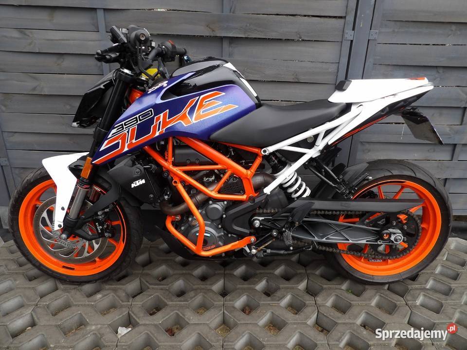 KTM Duke 390 A2 34kW ABS dodatki transport RATY Grójec