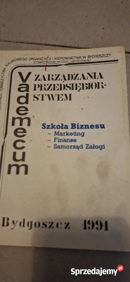 Szkoła Biznesu 1991 Unikatowy podręcznik wielkopolskie Kalisz