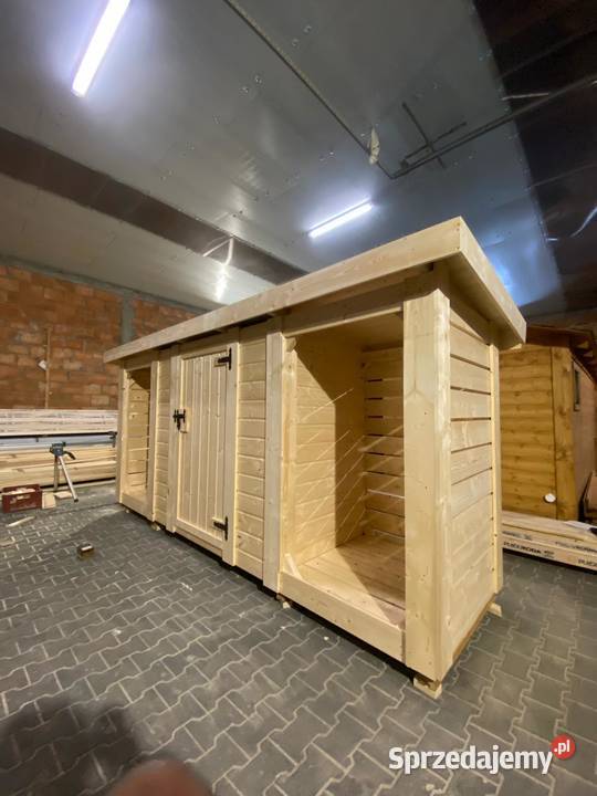 Domek narzędziowy z Drewutnią WoodStuff Łódź