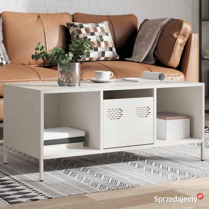Stolik kawowy biały 1015x50x435 stal walcowana Warszawa sprzedam