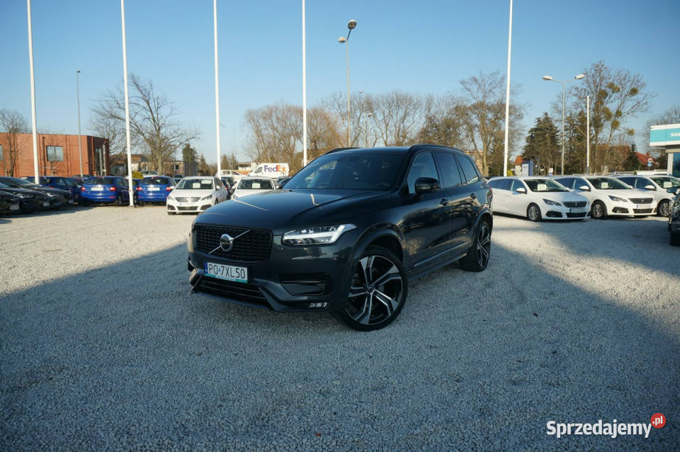 Volvo XC 90 B5 D AWD235 RDesign MHEV Salon gniazdo USB Poznań sprzedam