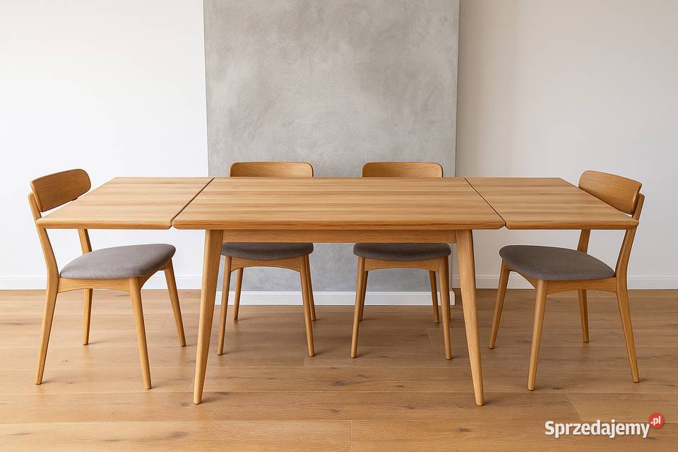 Stół Dębowy LOFT 100 Lite Drewno DĄB Rozkładany Katowice