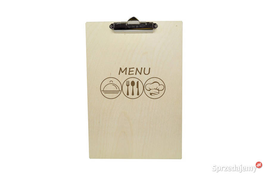 Drewniany CLIPBOARD A4 podkładka GRAWER MENU Tarnów