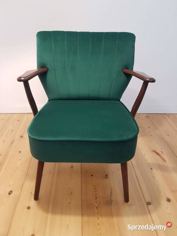 Modny Fotel Klubowy PRL USZAK vintage lata 60 70 60cm Szczecin