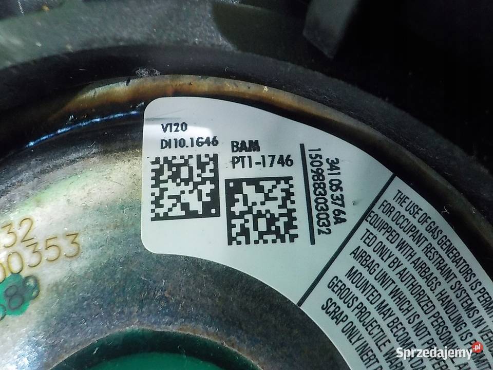 FORD ECOSPORT II 15 TDCI 15r 5D AIRBAG poduszka Poduszki powietrzne mazowieckie Suków