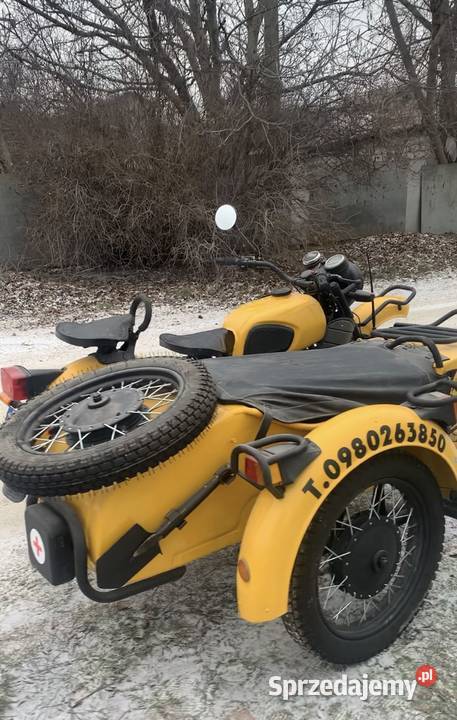 Motocykl Dnepr MT 11 produkcji 1989 garażowany Poznań