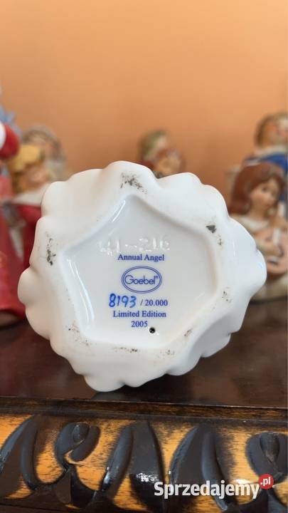 Figurka Aniołka GOEBEL Annual Engel Limited Gdańsk