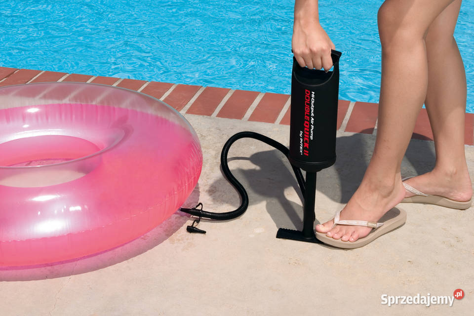 Duża pompka ręczna do matareca basenu DOUBLE Smogorzów sprzedam