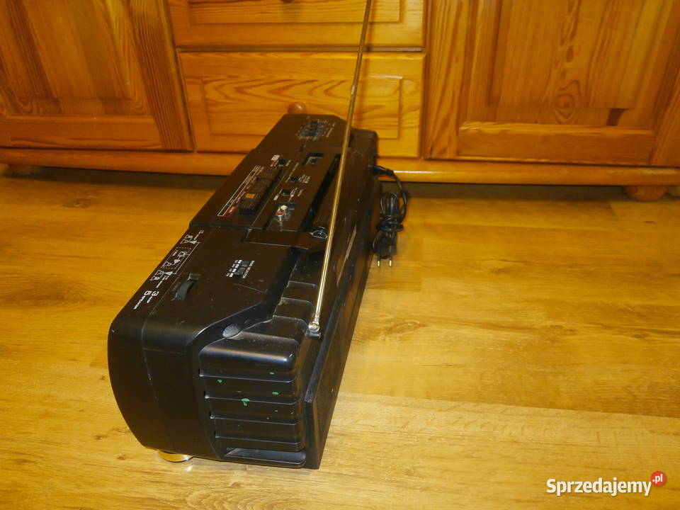 Radiomagnetofon BOOMBOX SHARP WQT352HBK sprawny łódzkie Łódź