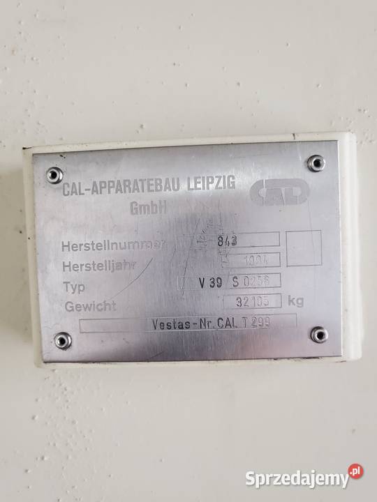 ELEKROWNIA WIATROWA VESTAS V39 kujawsko-pomorskie Baruchowo