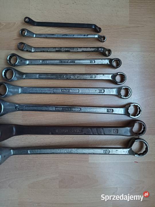 Klucze płaskie i oczkowe wyprzedaż garażowa Bieruń