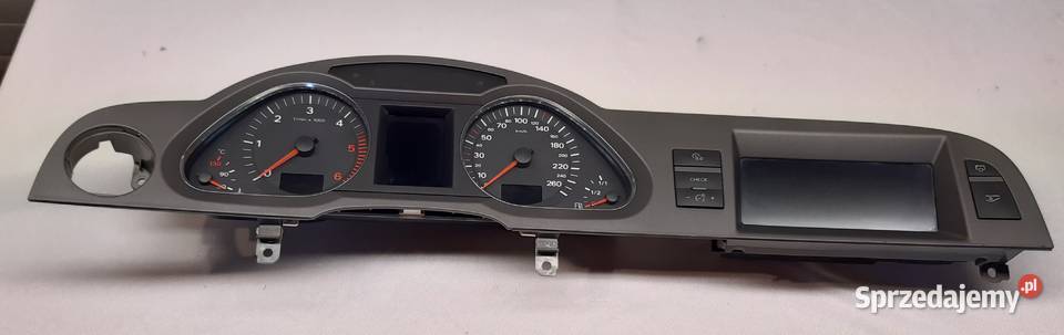 LICZNIK ZEGARY WYŚWIETLACZ MMI AUDI A6 C6 DIESEL deski rozdzielcze, konsole dolnośląskie Mielęcin