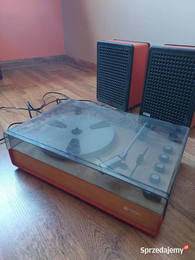 Gramofon Unitra Fonica oryginalne głośniki PRL Buczkowice