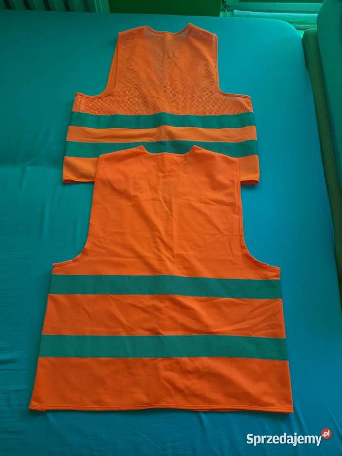 2 kamizelki odblaskowe jedna DHL