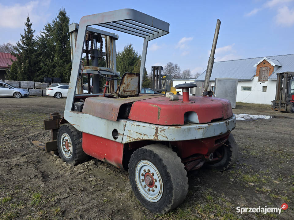 Wózek widłowy LINDE udźwig 6 ton 4 m DEUTZ F6L Litwinki
