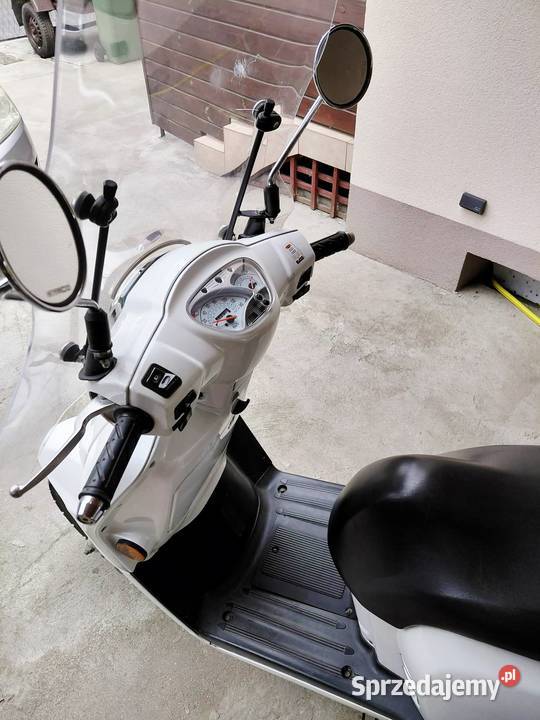 Skuter Kymco Like 125 włoski biały motocykl podkarpackie