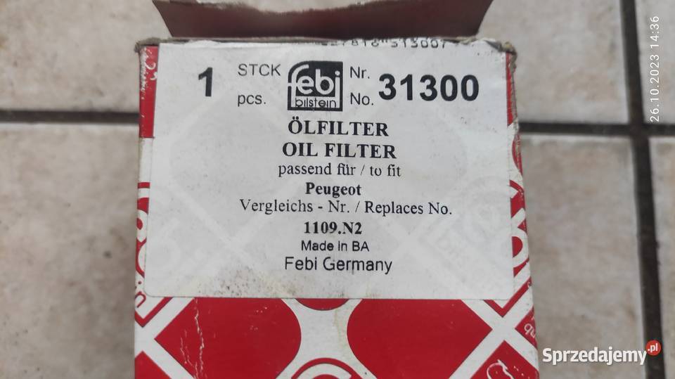 Filtr oleju FEBI BILSTEIN 31300 Koronowo
