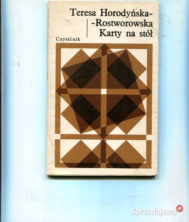 Karty na stól Teresa Horodyńska Rostworowska Pozostałe Szczecin
