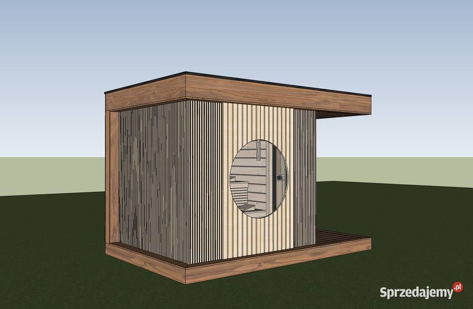 Sauna ogrodowa Aura 370 x 240 Sauny Bielsko-Biała