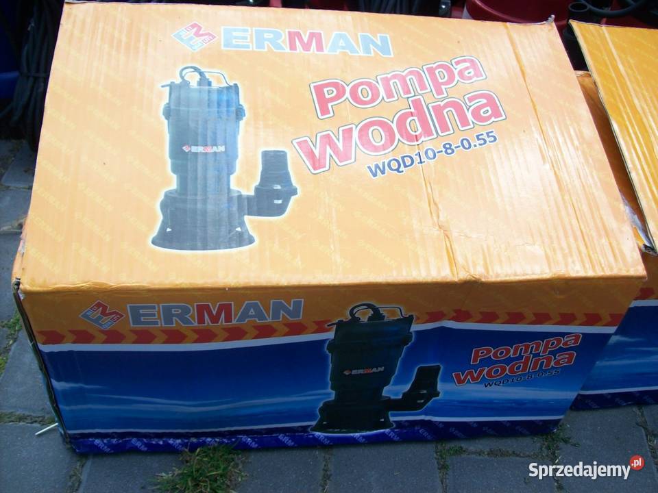 Pompa do szamba z rozdrabniaczem erman 3100W Głogowa sprzedam