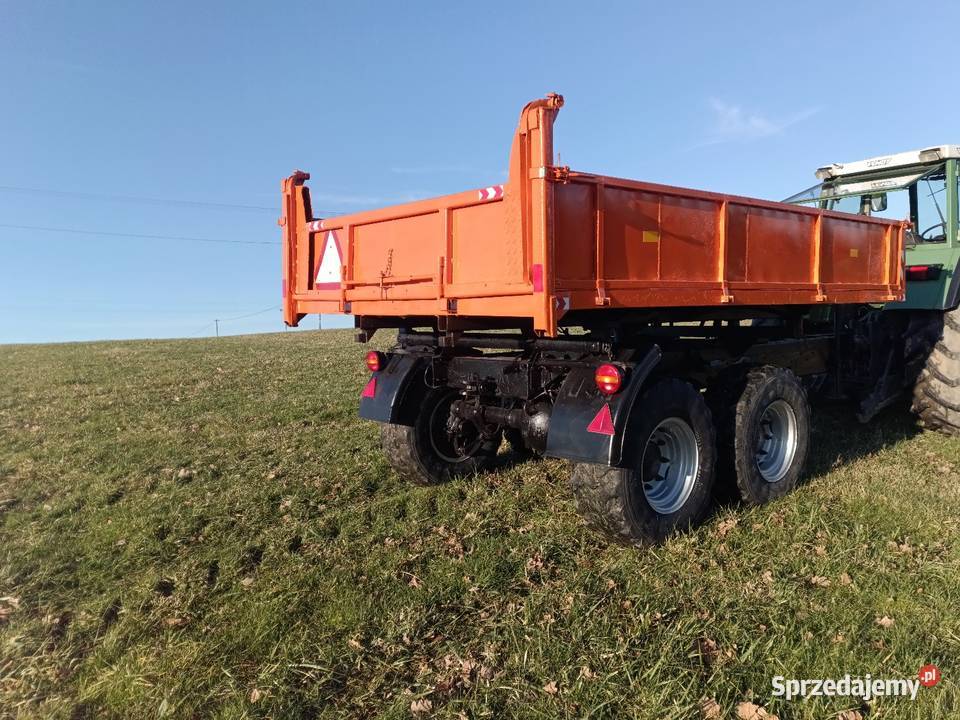 Przyczepą wywrotka 3 strony tandem 4x4 jedyna nieuszkodzony Iłownica