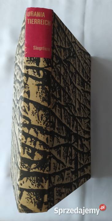 URANIA TIERREICH Sugetiere twarda z obwolutą Hajnówka sprzedam