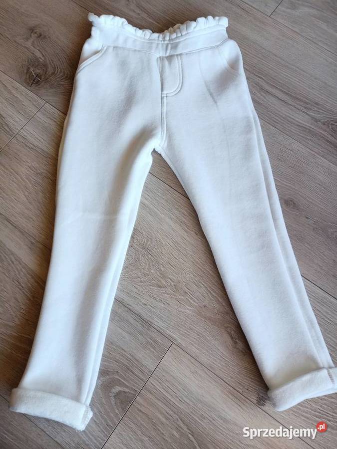 Spodnie legginsy dresy dziewczęce ocieplane z Płock