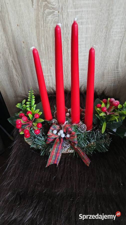 Stroik świąteczny adwentowy Dekoracja świąteczne śląskie Katowice
