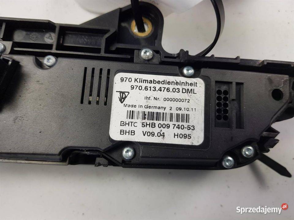 PANEL MMI PANAMERA 97065330332 97061347603 Pozostałe Lipno