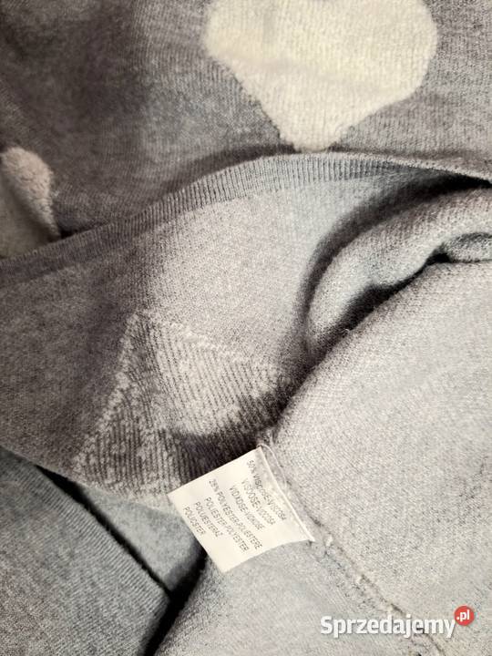 4042 Swetr szary serca sprężysty warmińsko-mazurskie Braniewo