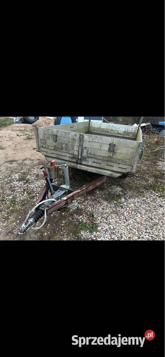 Przyczepa Barthau z wywrotem na 3 stronyWywrotka 1500kg Białystok