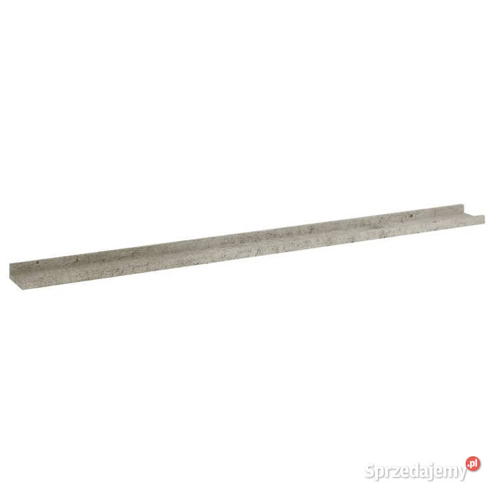 Półki ścienne 4 szarość betonu 115x9x3 WM326708