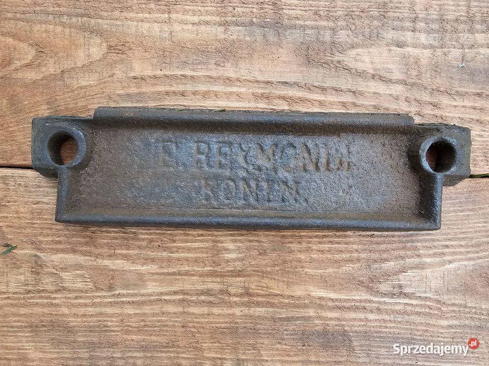 Tabliczka E REYMOND KONINKOŁOTUREK Antyki, Sztuka, Kolekcje Turek