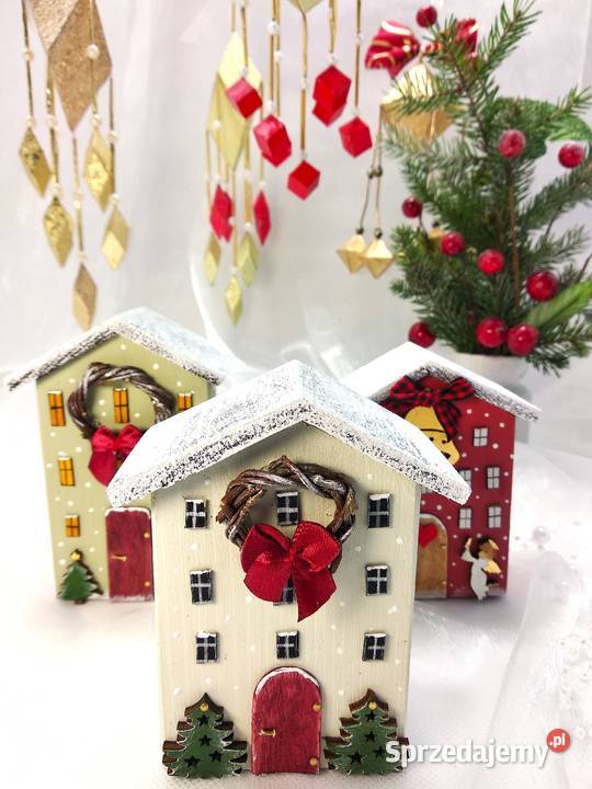 Śnieżne domki świąteczna dekoracja dolnośląskie Wrocław