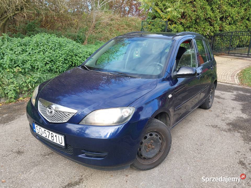 Mazda 2 2004 3500zl nowe sprzęgło i akumulator serwisowany w ASO