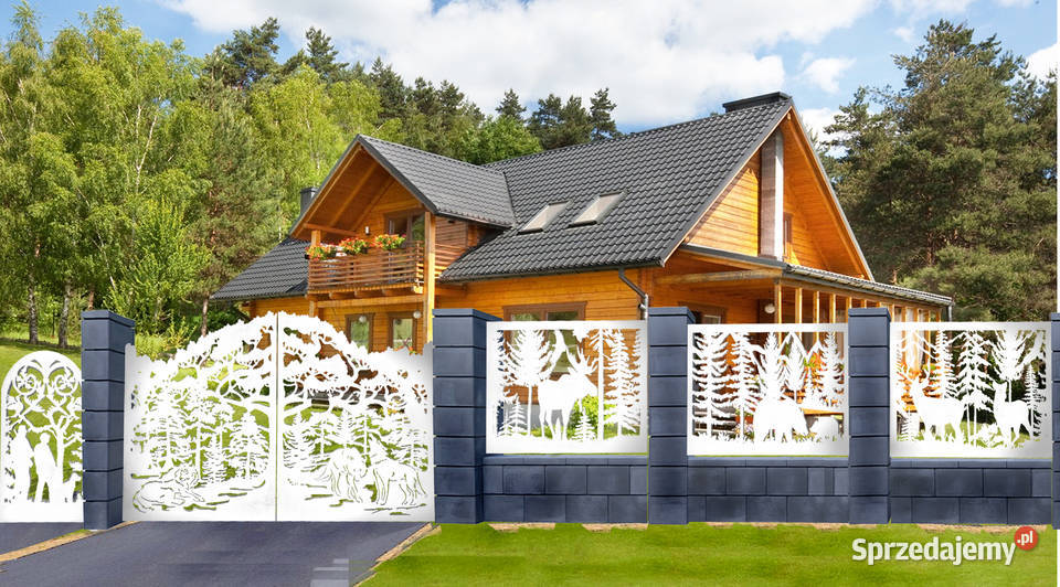 Ogrodzenie kompletne na wymiar metal wielkopolskie Poznań