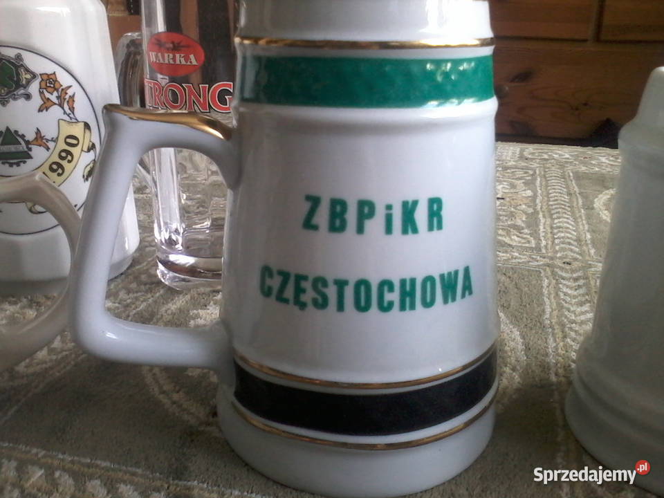 ceramika szkło kufle 6 sztuk Częstochowa sprzedam