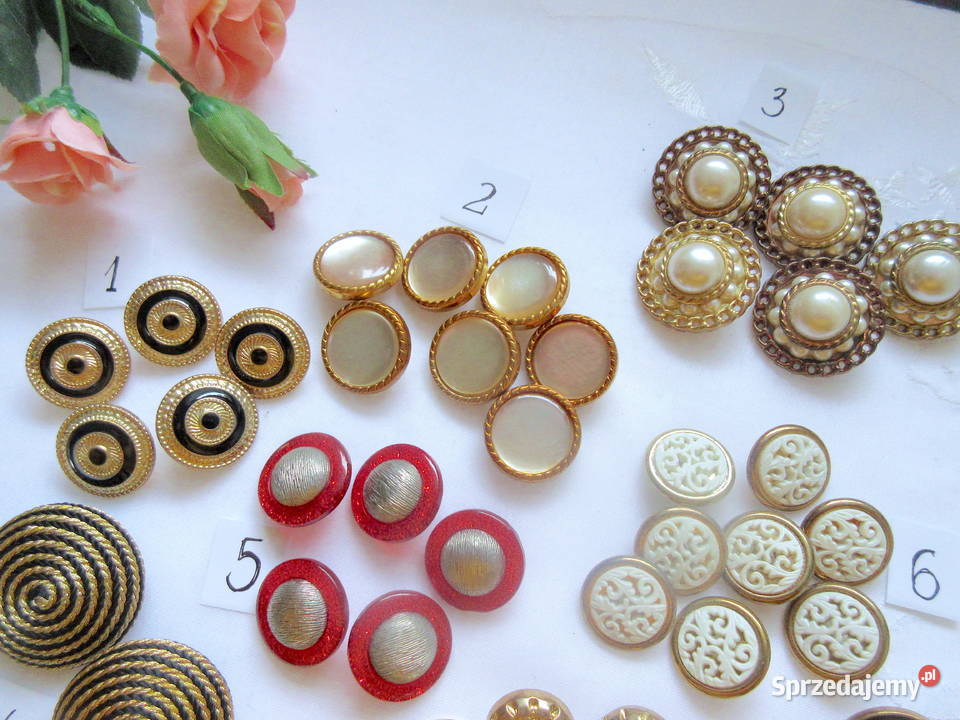 Guziki ozdobne retro Straszydle sprzedam