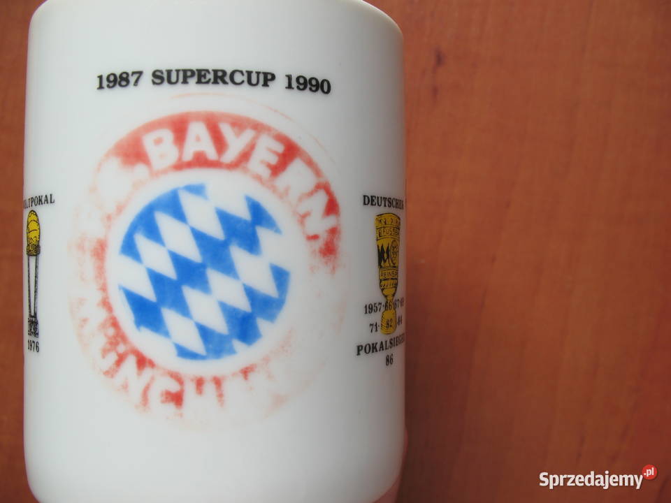 Kubek FC Bayern Monachium biały 300 ml 1996 r