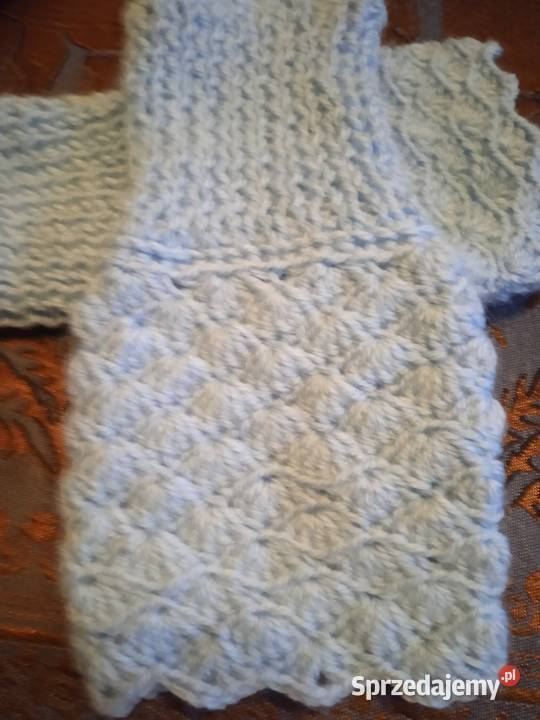 CIEPŁE MITENKI ROZBIELONY GOŁĘBI BŁĘKIT Galanteria i dodatki wielkopolskie sprzedam