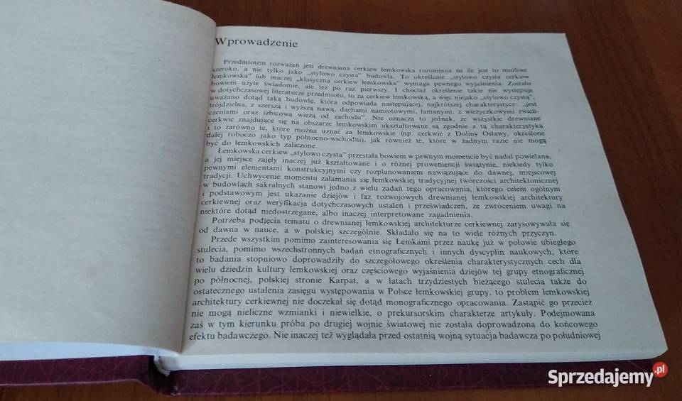 Łemkowska drewniana architektura cerkiewna w studia Gdańsk