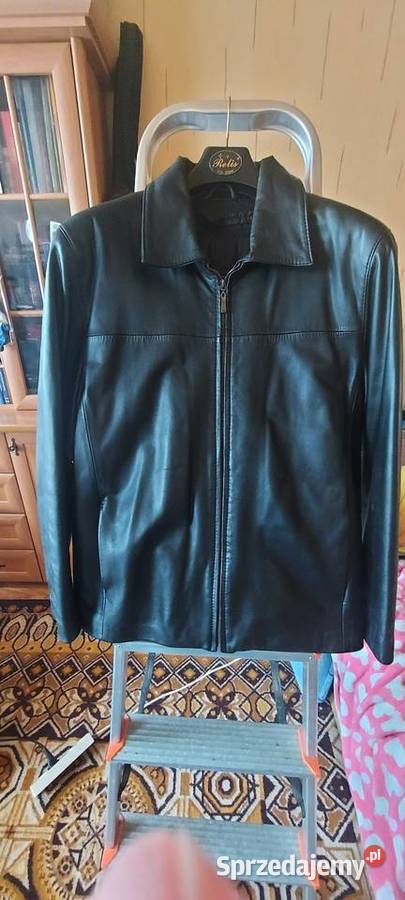Kurtka Leather meska skora L