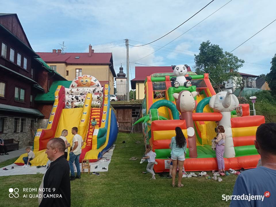 Duży Dmuchaniec Zamek Dmuchany Zjeżdżalnia Pozostałe Podegrodzie