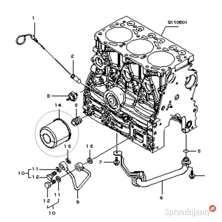 Filtr oleju silnikowego LS Tractor 40356015