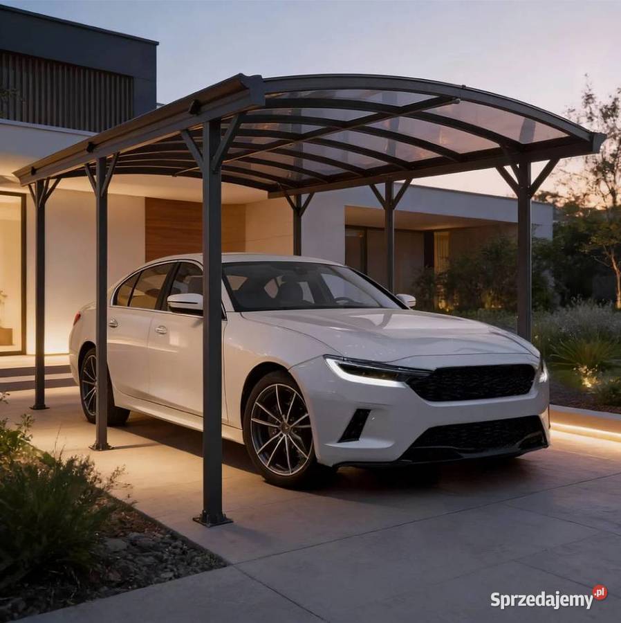 Wiata samochodowa Antracytowa Zadaszenie Garaż Głogów sprzedam