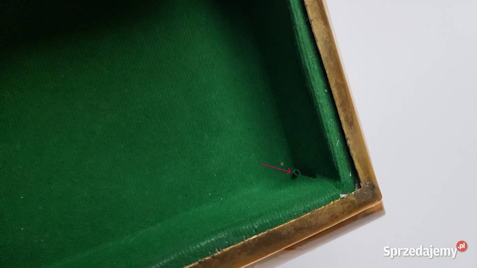 Stara szkatułka szkatuła puzderko na biżuterię z śląskie Dąbrowa Górnicza