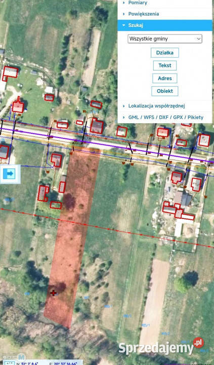 sprzedaży działki Mniów 5000 metrów
